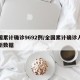 全国累计确诊9692例/全国累计确诊人数最新数据